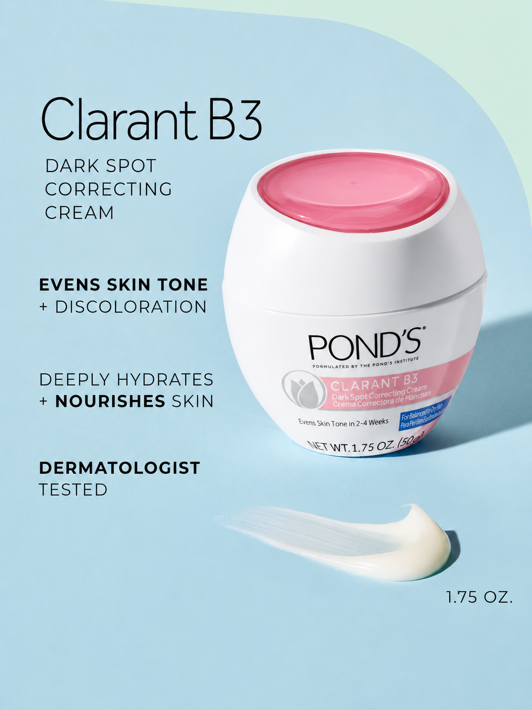 Pond's Pink Cream, 1.7 oz