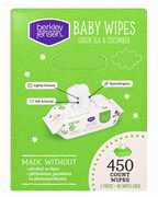 Berkley Jensen Green Tea & Cucumber Baby Wipes, 5 Packs, 450 Wipes