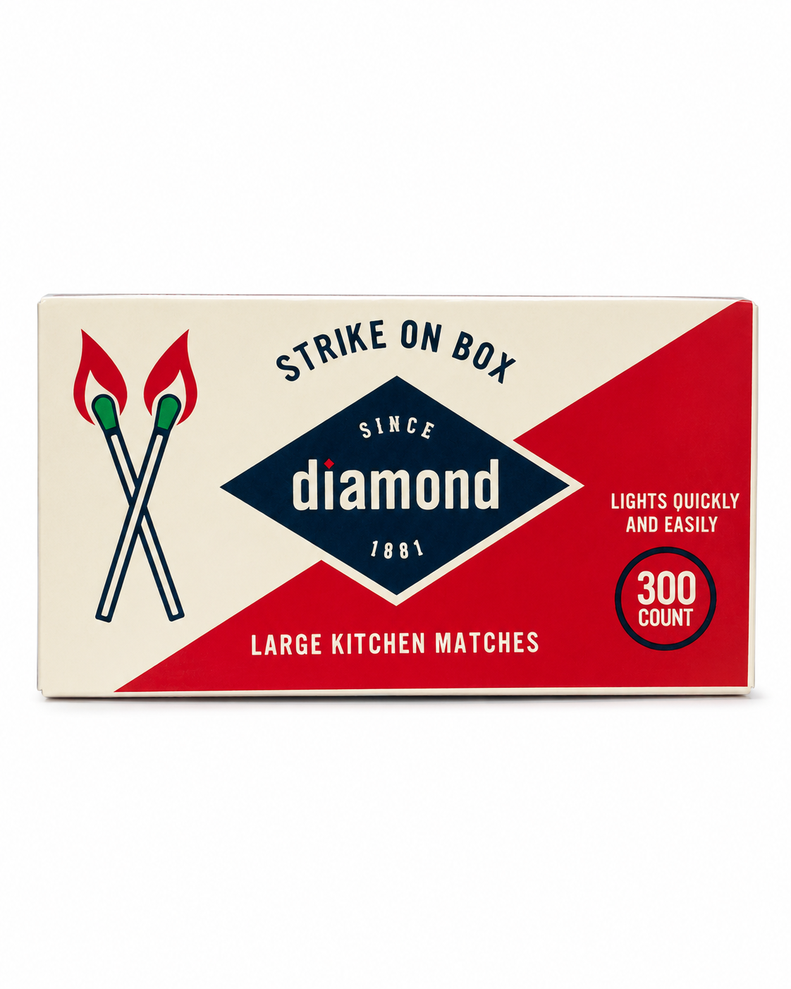 Diamond Large Kitchen Matches, 300 Count