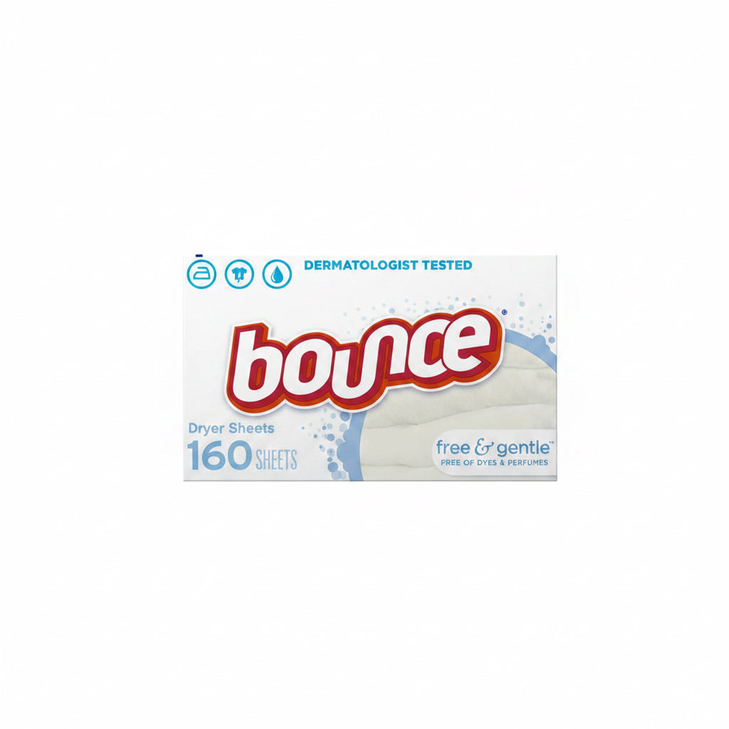 Bounce Free & Gentle Dryer Sheets, 160 Sheets