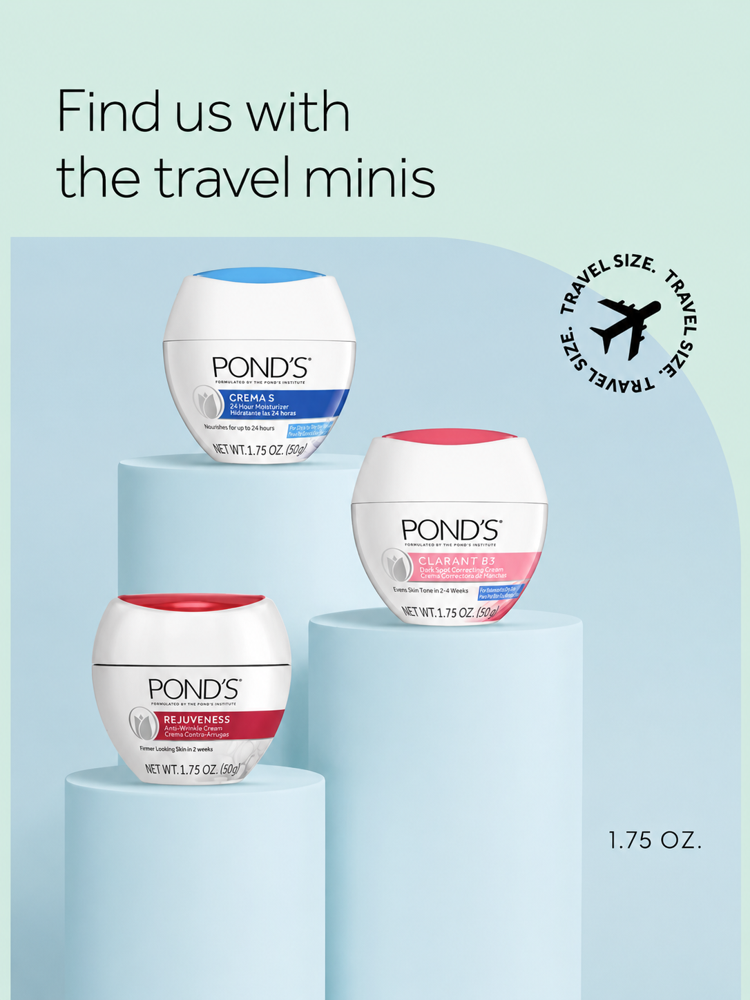 Pond's Pink Cream, 1.7 oz