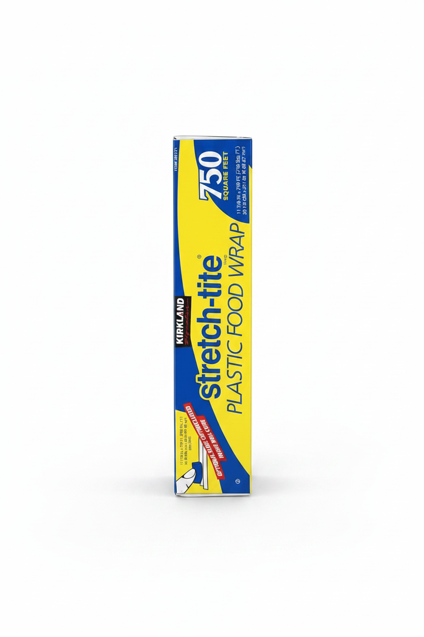 Kirkland Signature Stretch-Tite Plastic Food Wrap, 750 sq ft