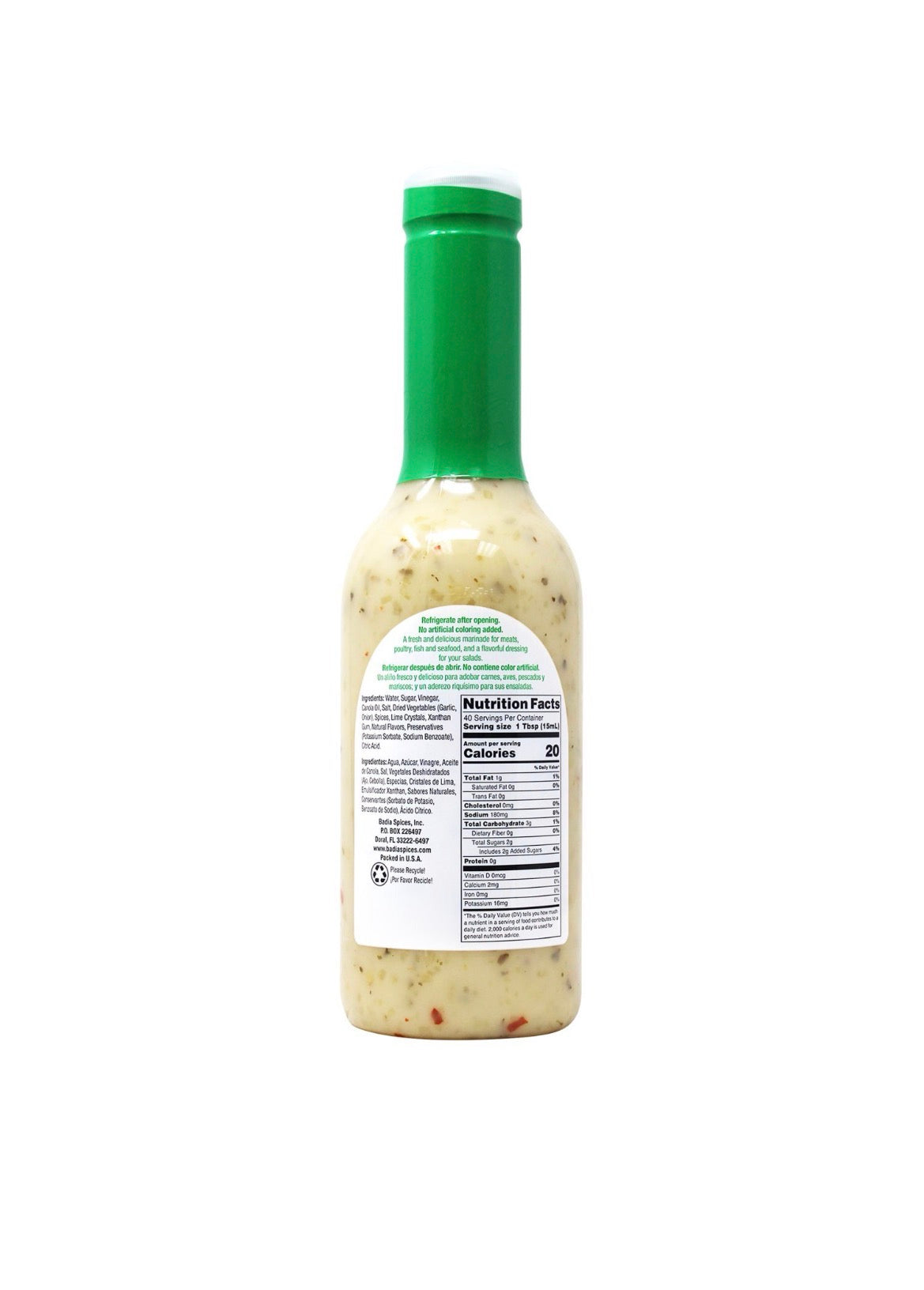 Badia Cilantro Lime with Garlic Marinade & Dressing, 20 fl oz