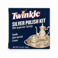 Twinkle Silver Polish Kit with Applicator Sponge, 4.38 oz