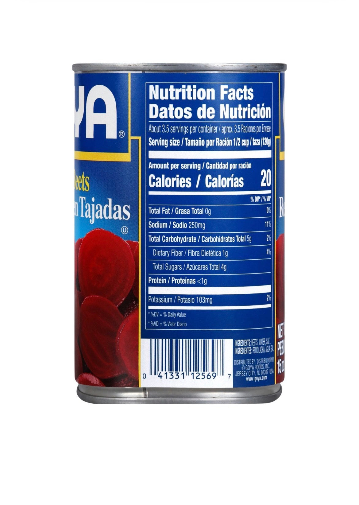 Goya Sliced Beets, 15 oz