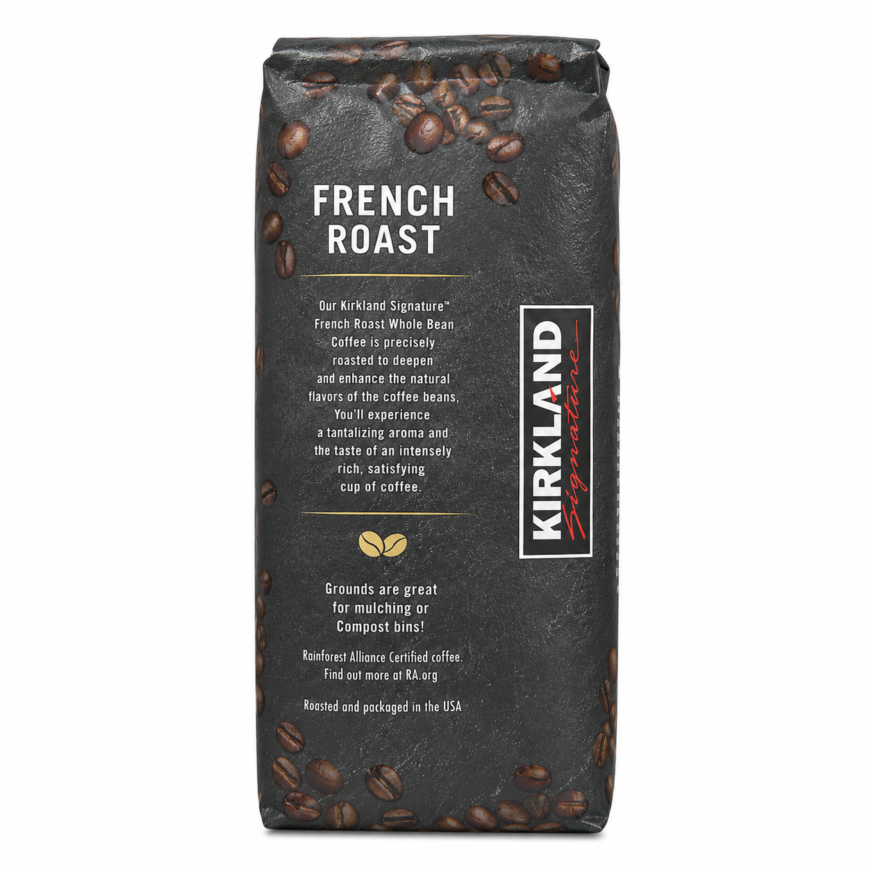 Kirkland Signature Whole Bean French Roast Coffee, 40 oz