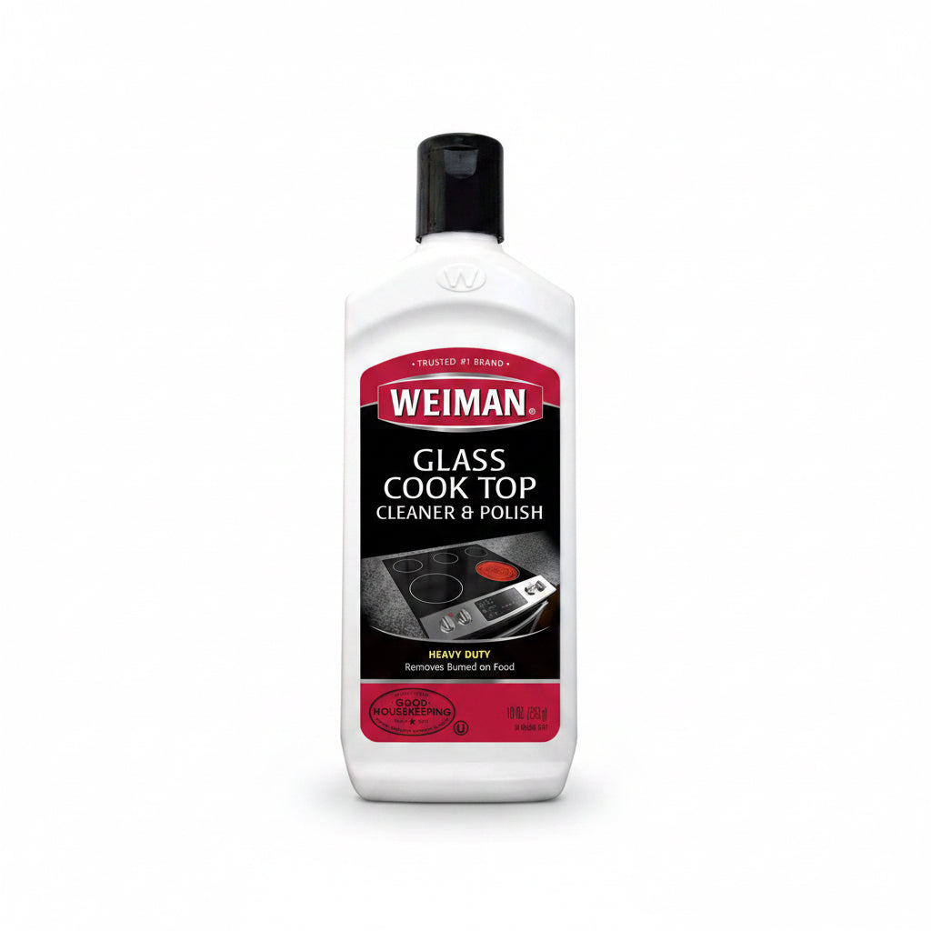 Weiman Glass Cook Top Cleaner Cream, Heavy Duty, 10 fl oz