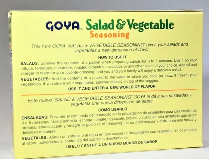 Tempero para Salada e Vegetais Goya, 40 g