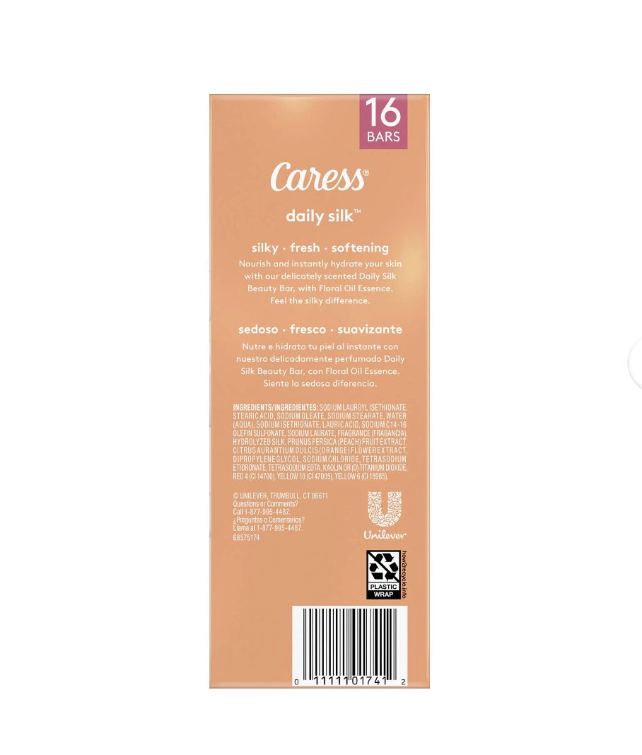 Caress Bar Daily Silk Soap Bar, 16 ct.