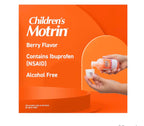 Children's Motrin Ibuprofen Medicine, Berry Flavor, 4 fl oz