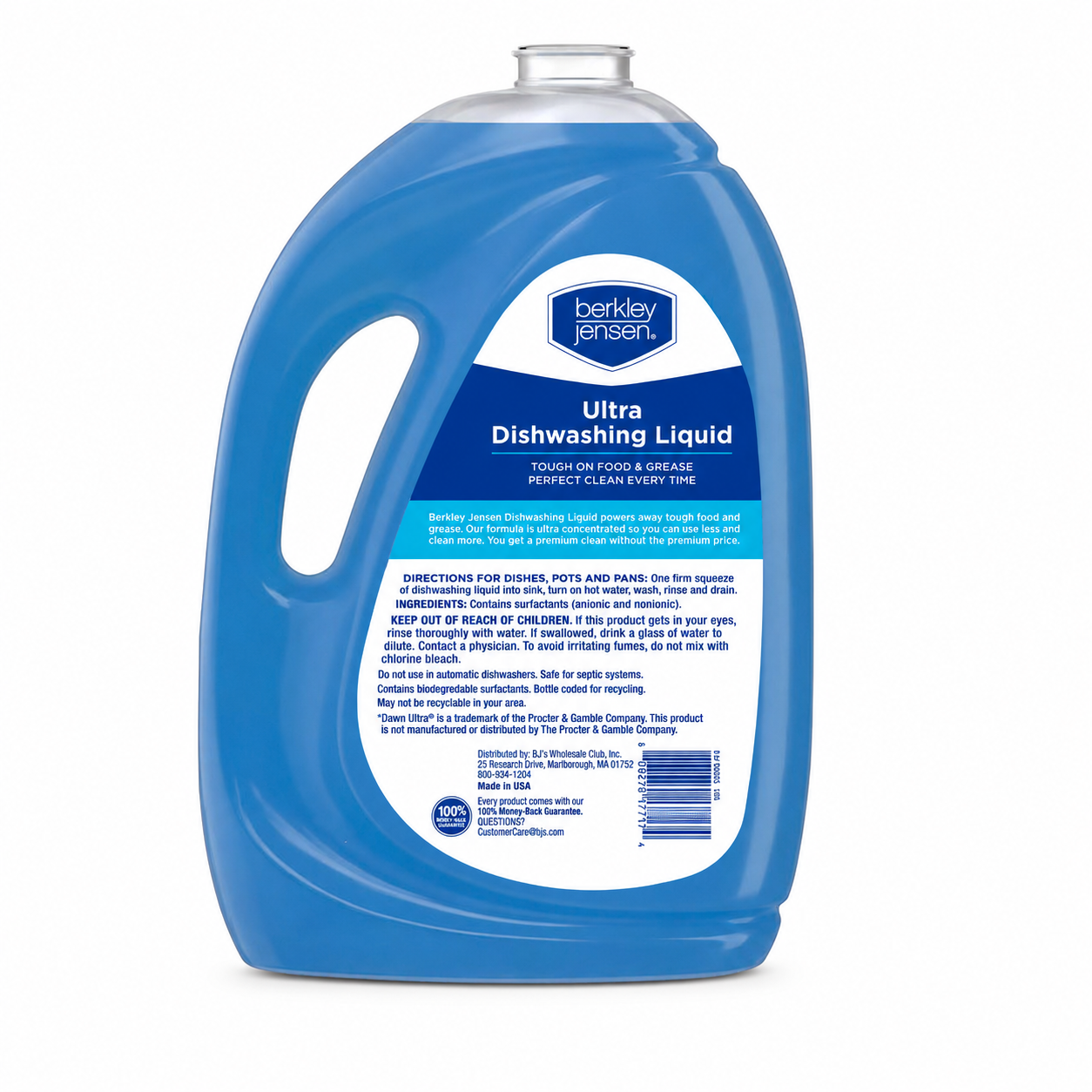 Berkley Jensen Ultra Dishwashing Liquid Dish Soap, 100 oz.