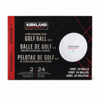 Kirkland Signature 3-Piece Urethane Cover Golf Balls v3.0, 24 Count
