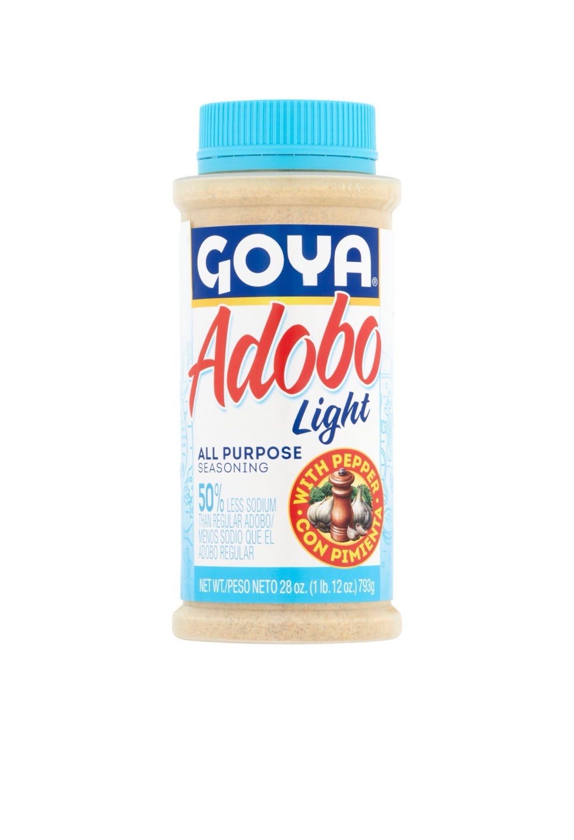 Goya Adobo Light All Purpose Seasoning with Pepper, 28 oz
