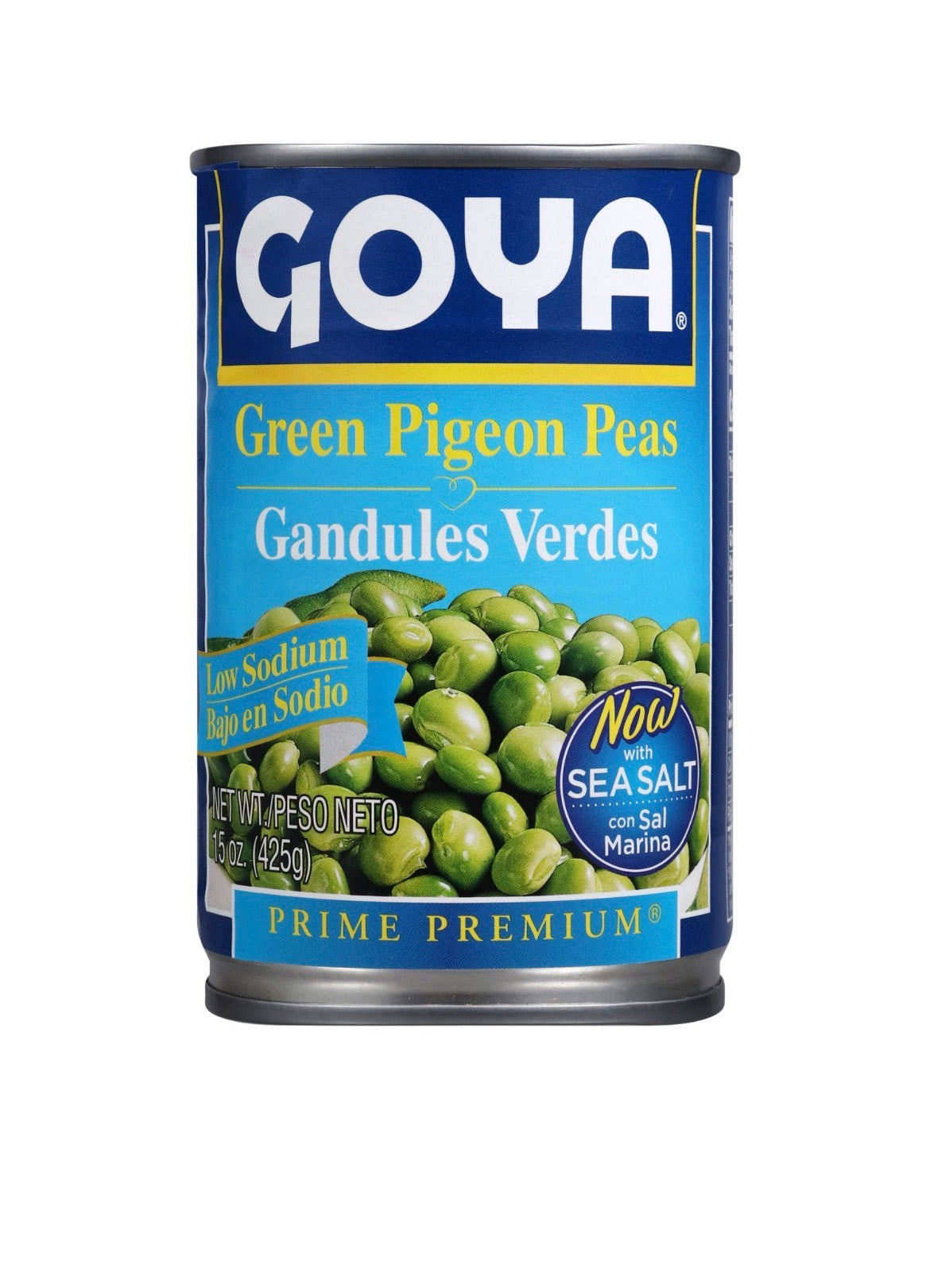 Goya Green Pigeon Peas, 15 oz