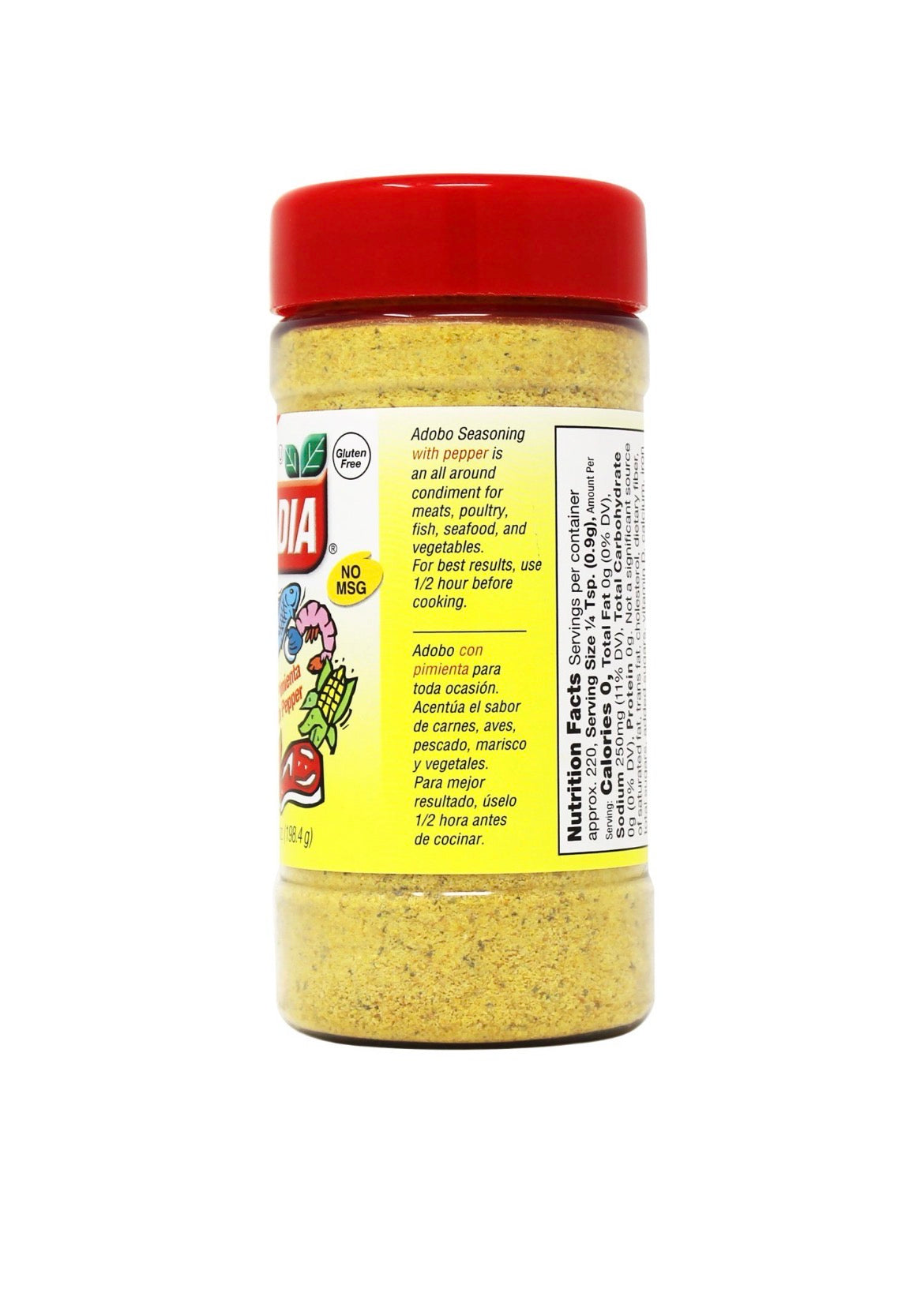 Badia Adobo Seasoning with Pepper, 7 oz