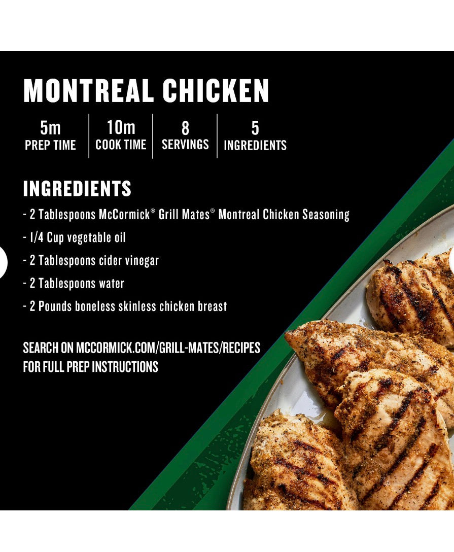 McCormick Grill Mates Montreal Chicken Seasoning, 23 oz