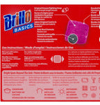 Brillo Basics Steel Wool Scrub Pads, 8 Count