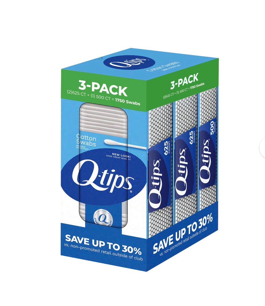 Q-Tips Cotton Swabs, 1,750 Count