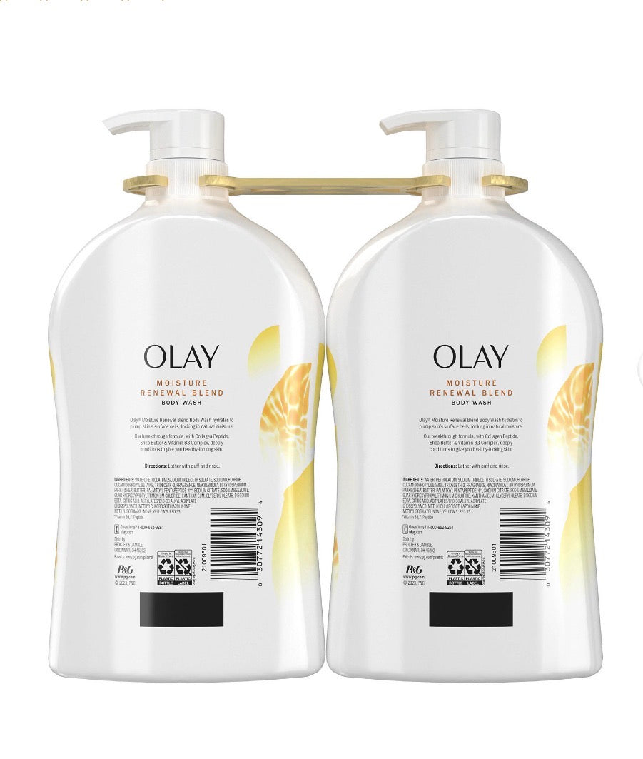 Olay Moisture Renewal Blend Body Wash, 2 pk./35 fl. oz.