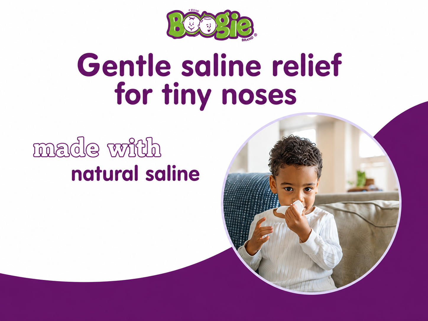 Boogie Wipes Unscented Saline Nose Wipes, 1 pack, 45 Count