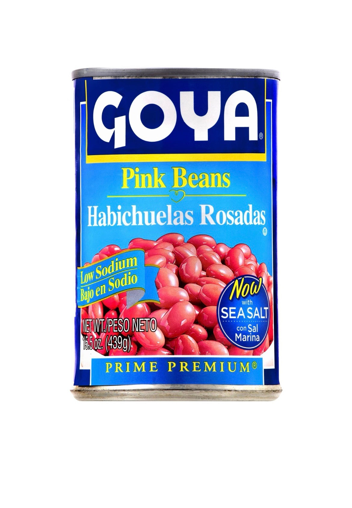 Goya Prime Premium Low Sodium Pink Beans, 15.5 oz