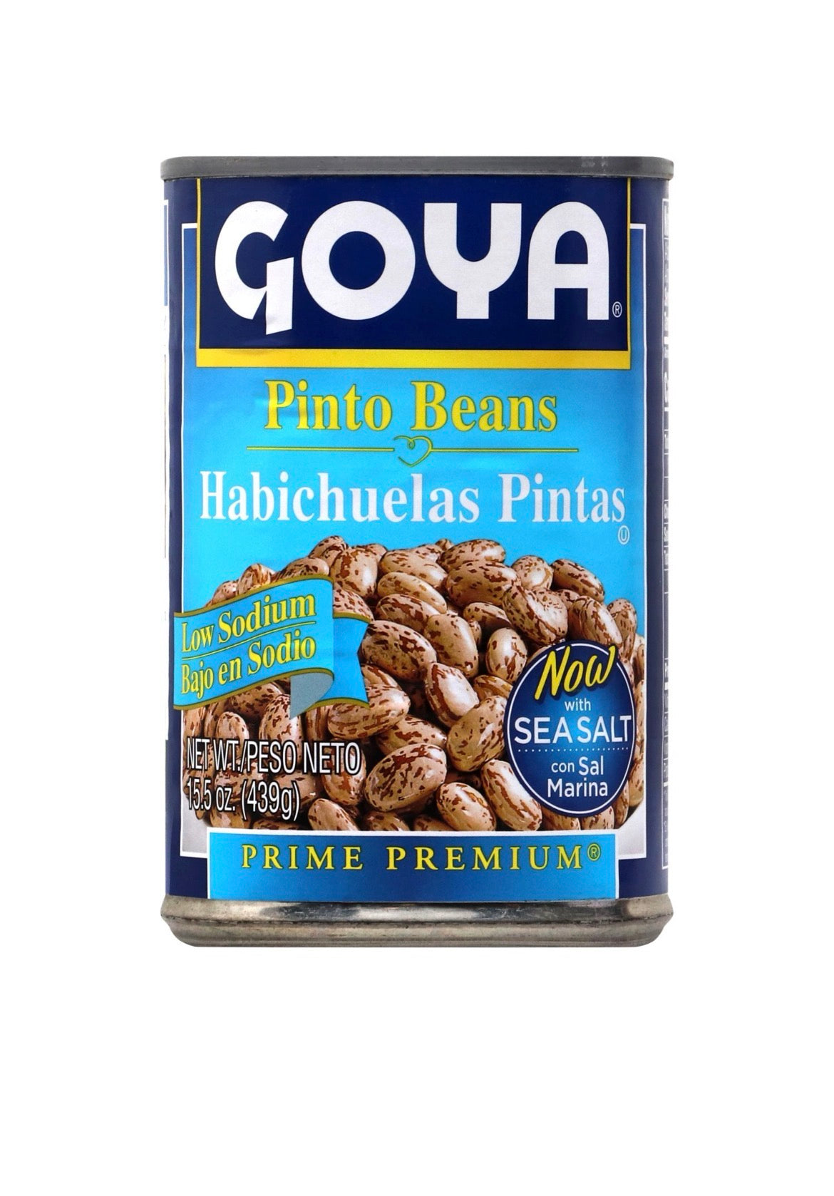Goya Prime Premium Low Sodium Pinto Beans, 15.5 oz