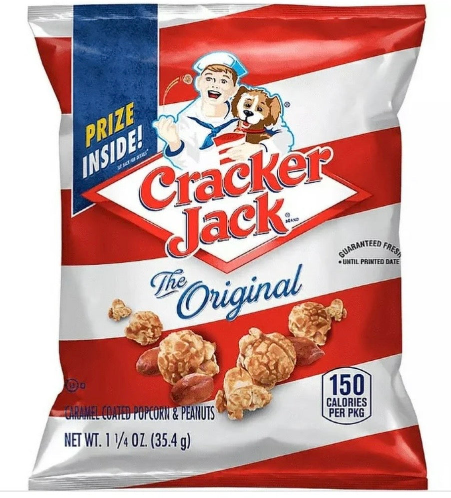 Cracker Jack Original Caramel Coated Popcorn & Peanuts, 30 Bags