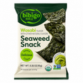 Bibigo Organic Wasabi Seaweed Snack, 0.35 oz (10 g)