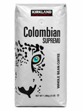 Kirkland Signature Colombian Supremo Whole Bean Coffee, Medium Roast, 48 oz