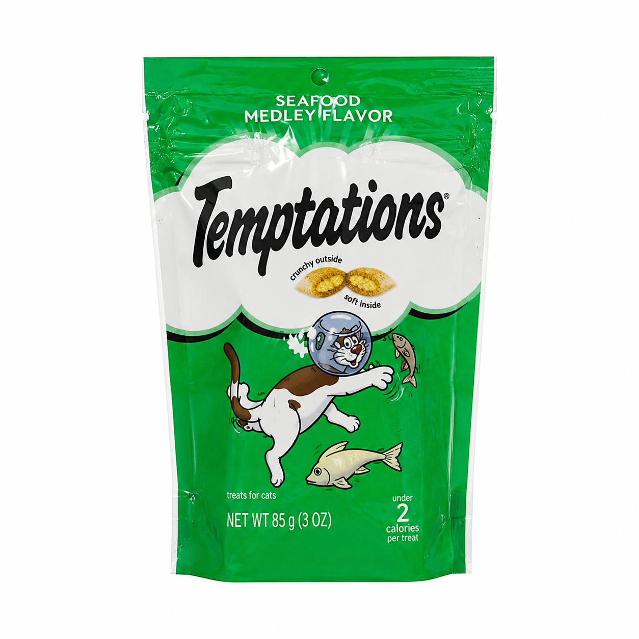 Temptations Cat Treats Seafood Medley Flavor, 3 oz