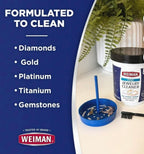 Weiman Fine Jewelry Cleaner Liquid with Cleaning Brush, 6 oz