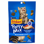 Friskies Party Mix Beachside Crunch with Ocean Whitefish, Shrimp, Crab & Tuna Flavors, 2.1 oz