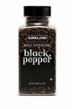 Kirkland Signature Whole Black Peppercorn Grinder, 14.1 oz