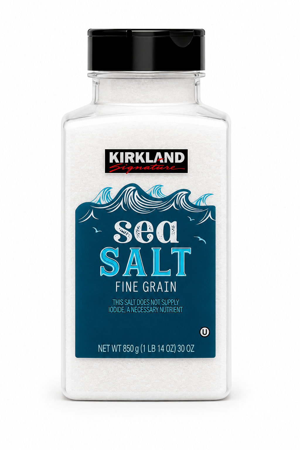 Kirkland Signature Pure Sea Salt, 14.1 oz