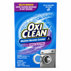 OxiClean Washing Machine Cleaner with Odor Blasters, 4 Pouches, 11.28 oz
