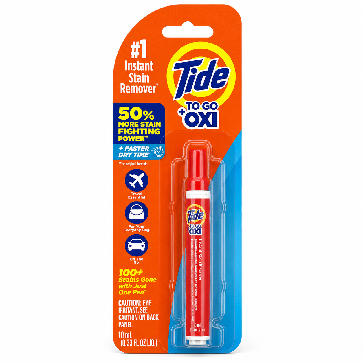 Tide To Go + Oxi Instant Stain Remover Pen, 1 ct