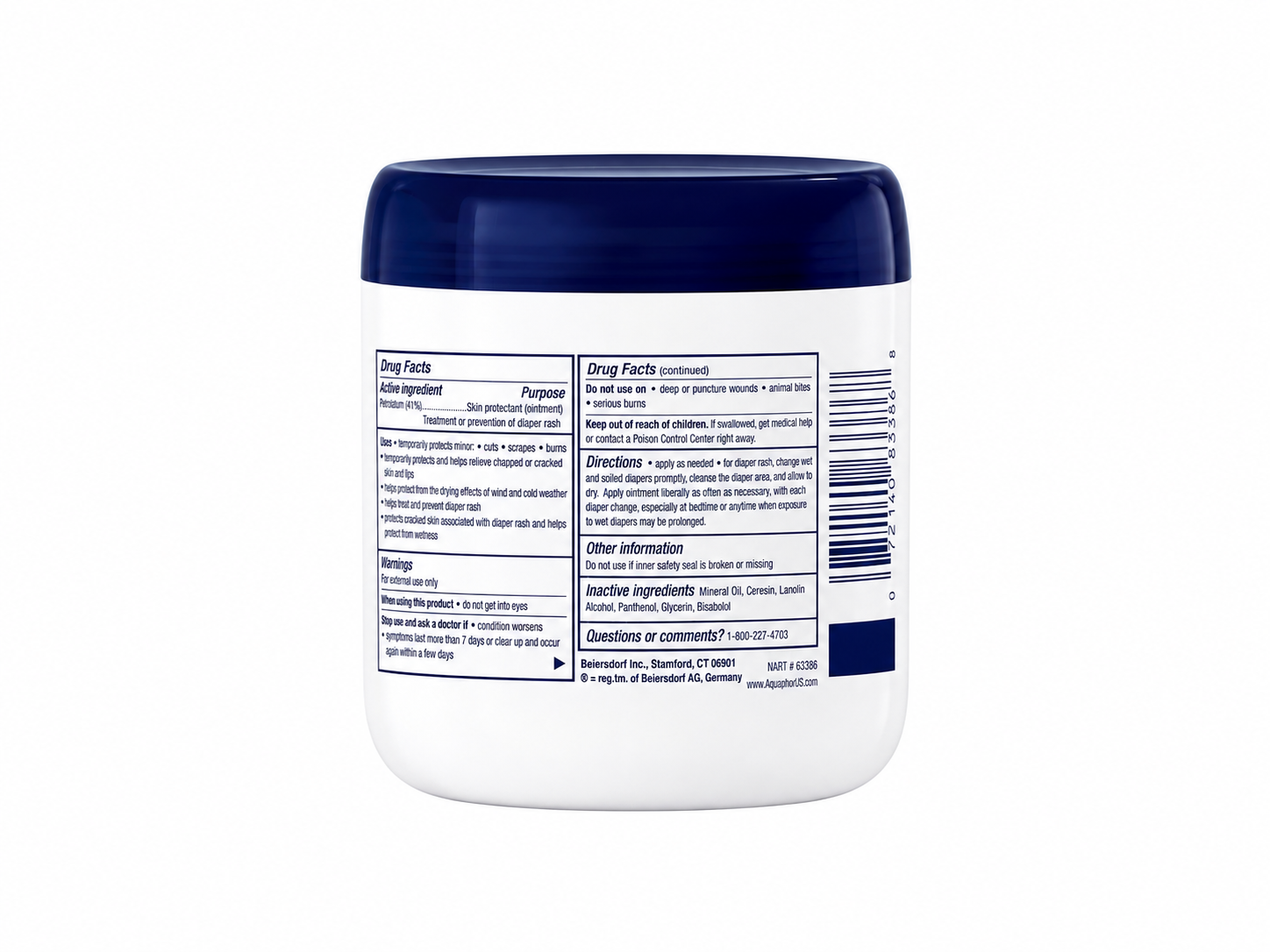 Aquaphor Baby Healing Ointment, 14 oz Jar