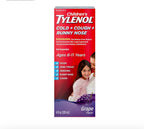 Children's Tylenol Cold + Cough + Runny Nose Medicine, Grape, 4 fl oz