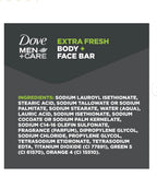 Dove Men + Care Extra Fresh Bar Soap, 14 ct.