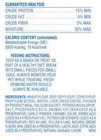 Petiscos para Cachorros Canine Carry Outs Sausage Links Sabor Carne Bovina, 127g