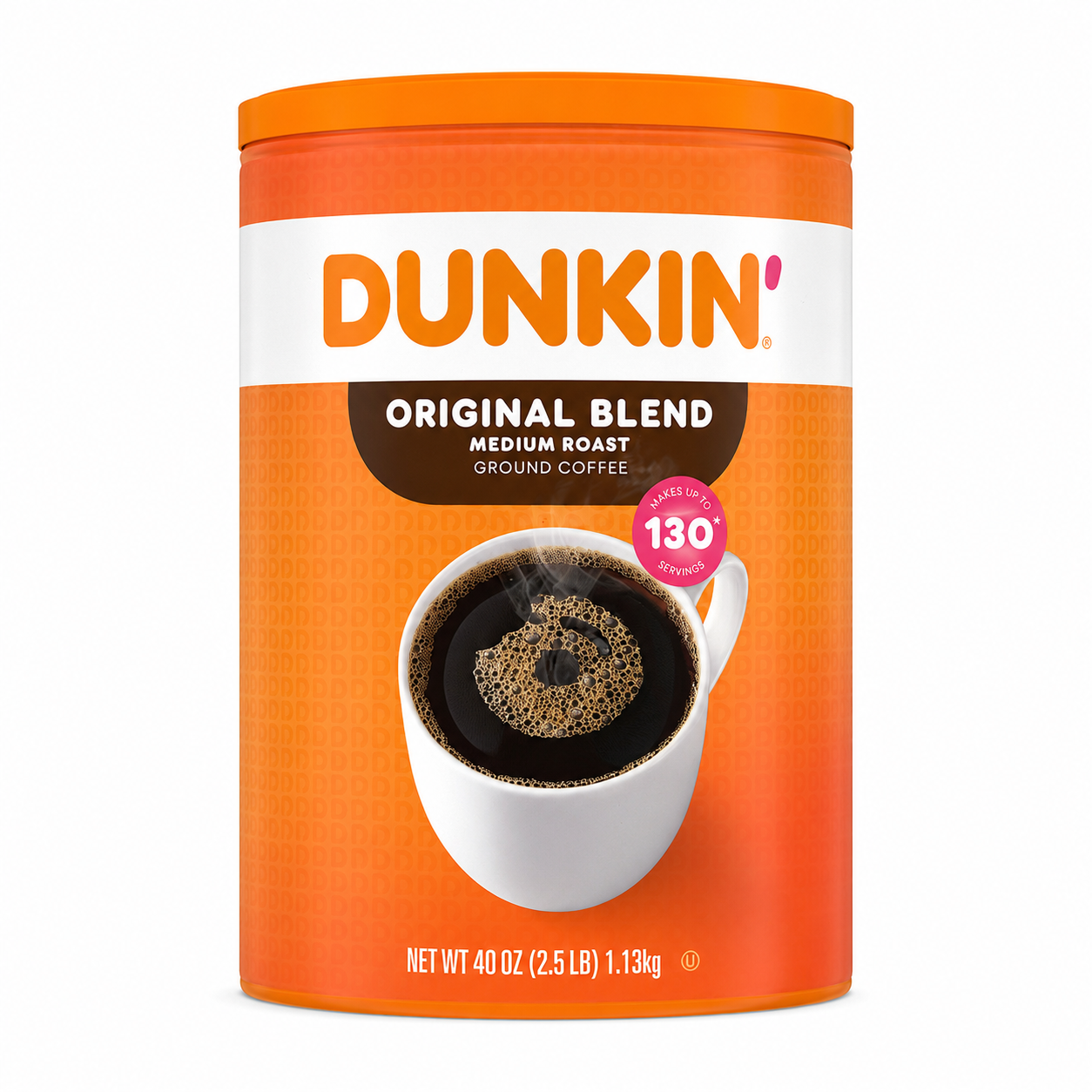 Dunkin’ Original Blend Ground Coffee, Medium Roast, 40 oz