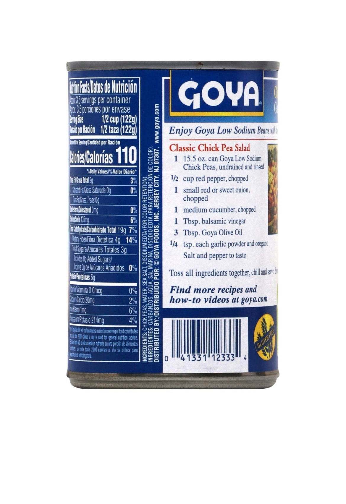 Goya Prime Premium Low Sodium Chick Peas, 15.5 oz