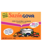 Goya Sazón Coriander & Annatto Seasoning Jumbo Pak, 36 Count, 6.33 oz