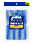 Dawn Nylon Mesh Sponges, 2 Pack