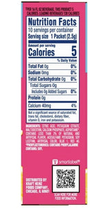 Crystal Light Raspberry Lemonade On-The-Go Drink Mix, 10 Packets, 0.8 oz