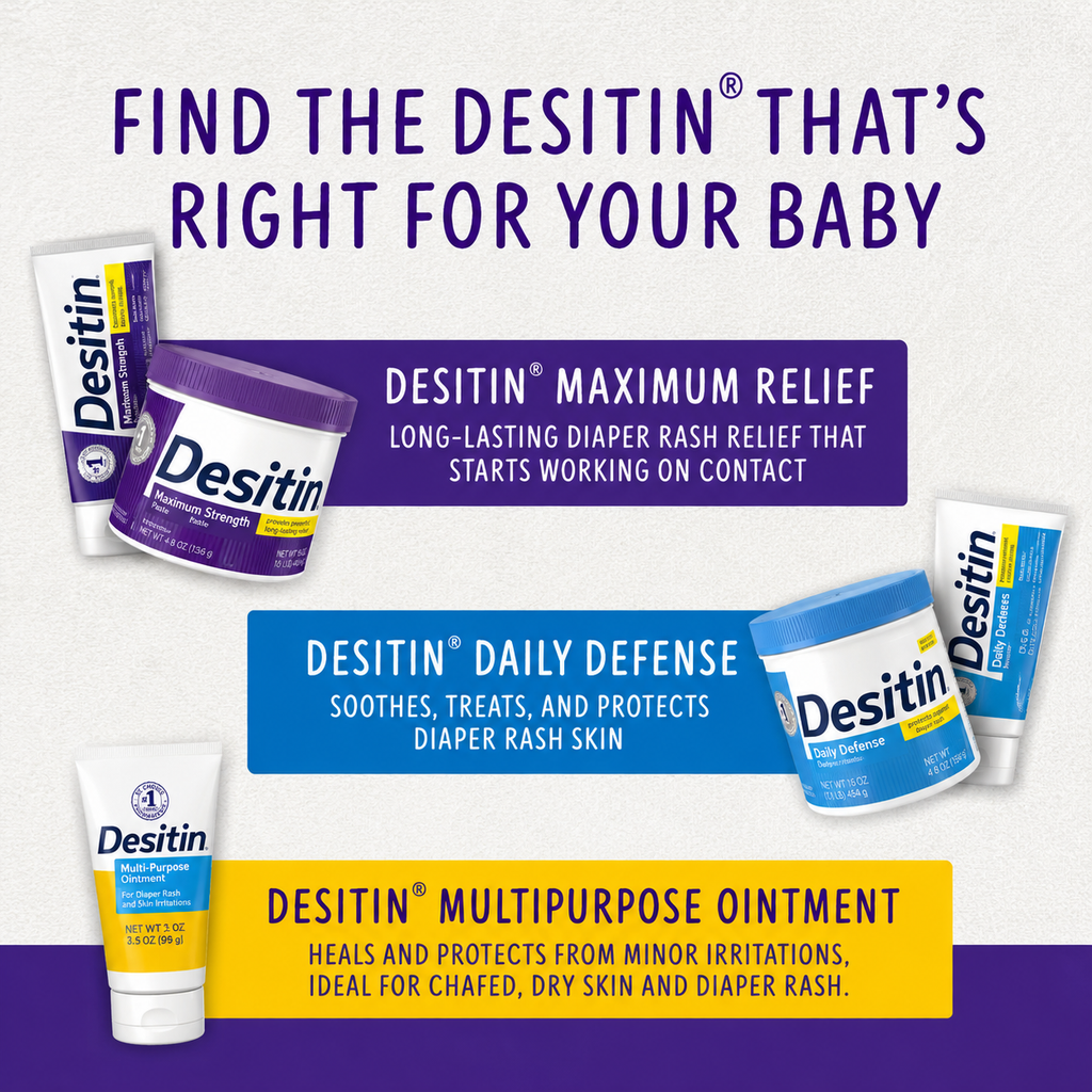 Desitin Maximum Strength Original Diaper Rash Paste, 4.8 oz