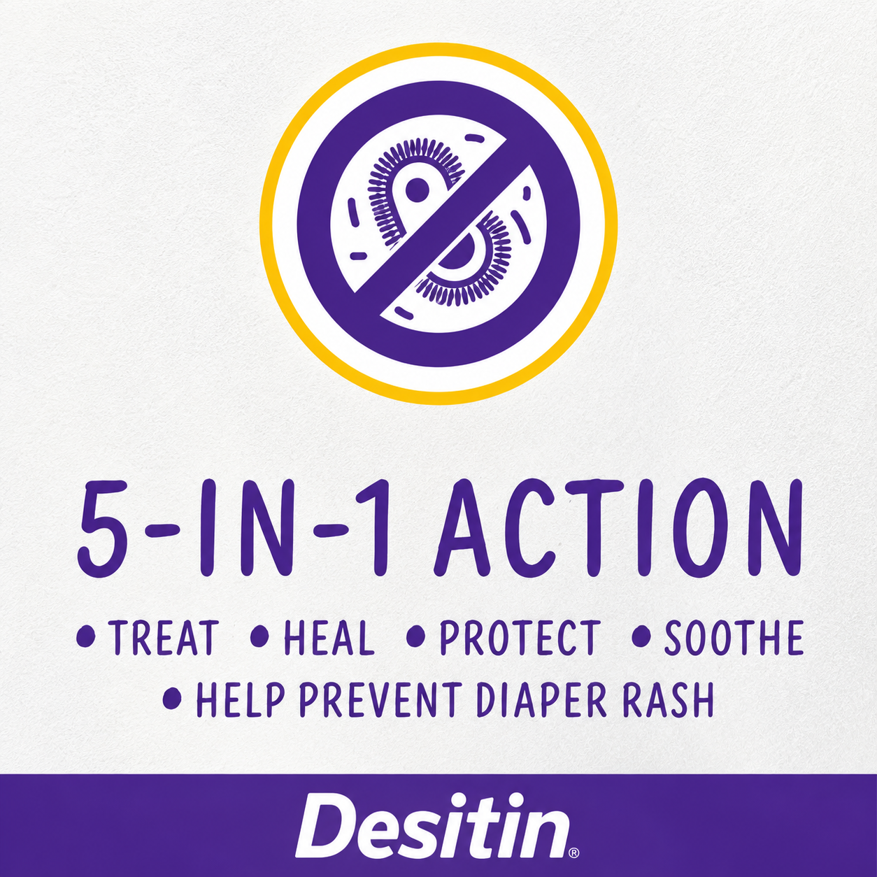 Desitin Maximum Strength Original Diaper Rash Paste, 4.8 oz