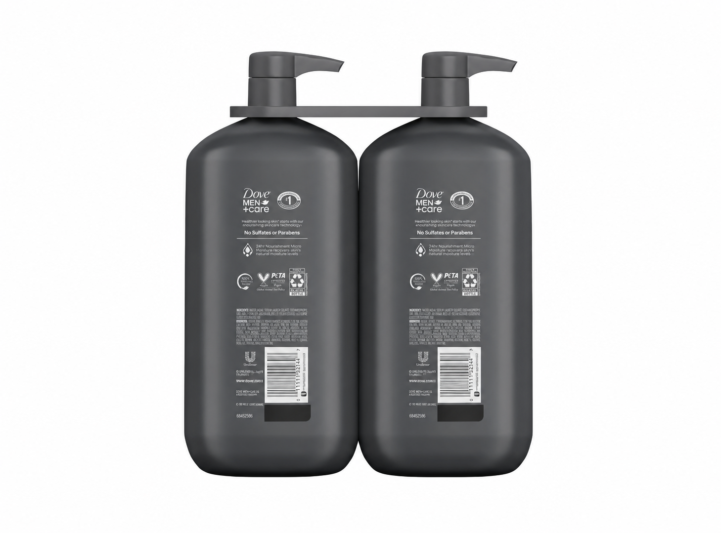 Dove Men+Care Body and Face Wash Refreshing Extra Fresh, 2 pk./30 fl. oz.