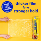 Stretch-Tite Premium Plastic Food Wrap, 500 Sq. Ft. Roll with TiteCut Slide Cutter