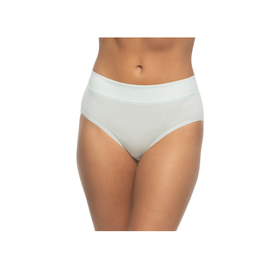 Felina Women’s Pima Cotton Wide Waistband Hipster Underwear, 5-Pack